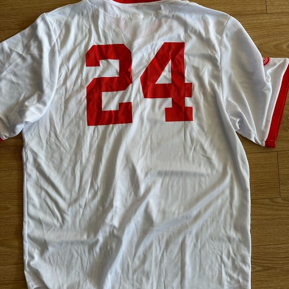 Large Detroit Red Wings baseball jersey - Picture 2 of 4